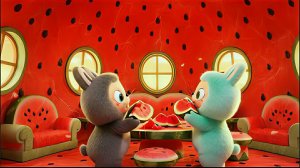 Лабубу в магическом саду. Сигма бой приключение