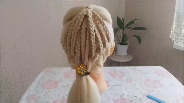 Прическа для девочки смотреть онлайн