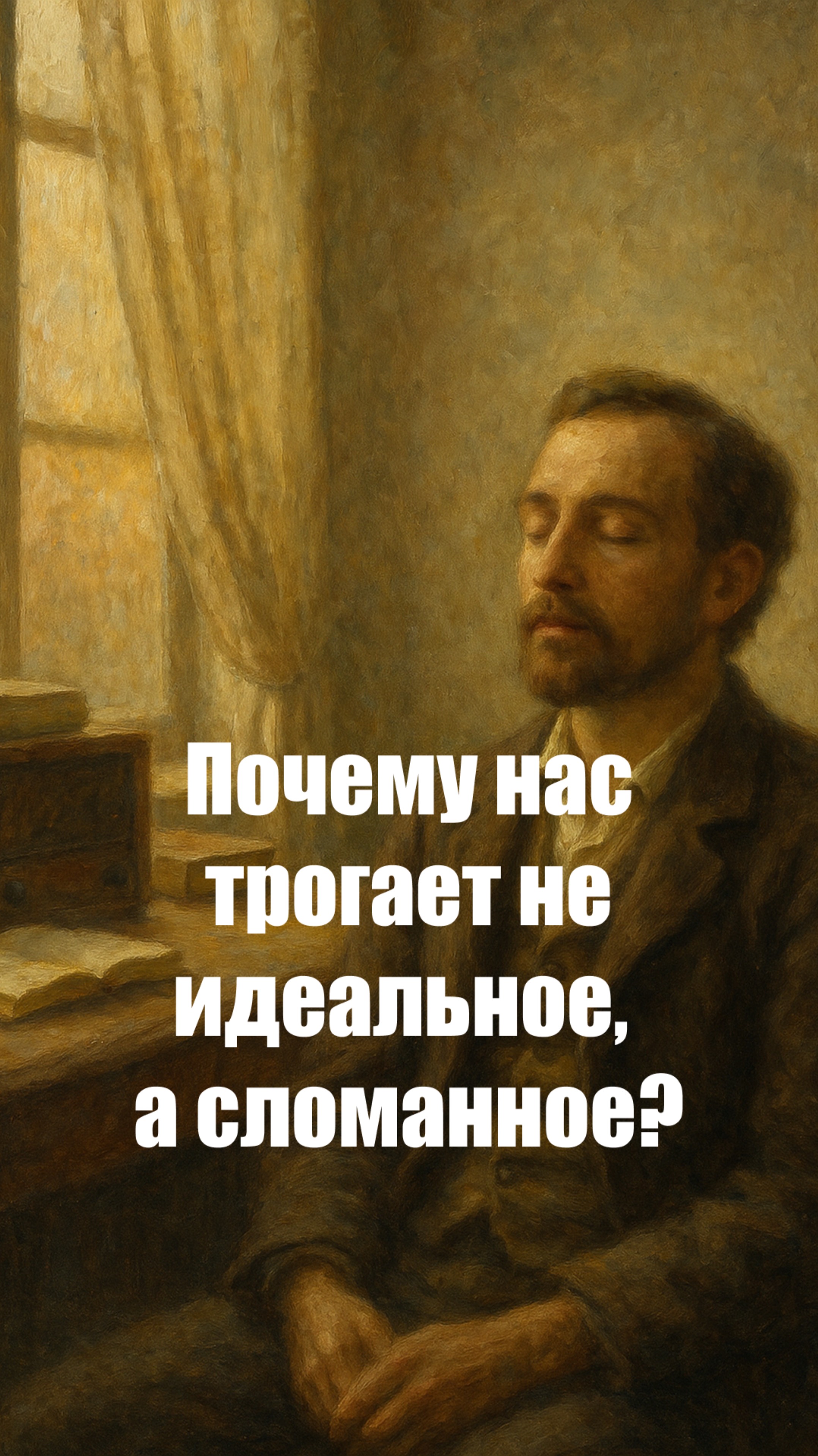 Почему нас трогает не идеальное, а сломанное? смотреть онлайн
