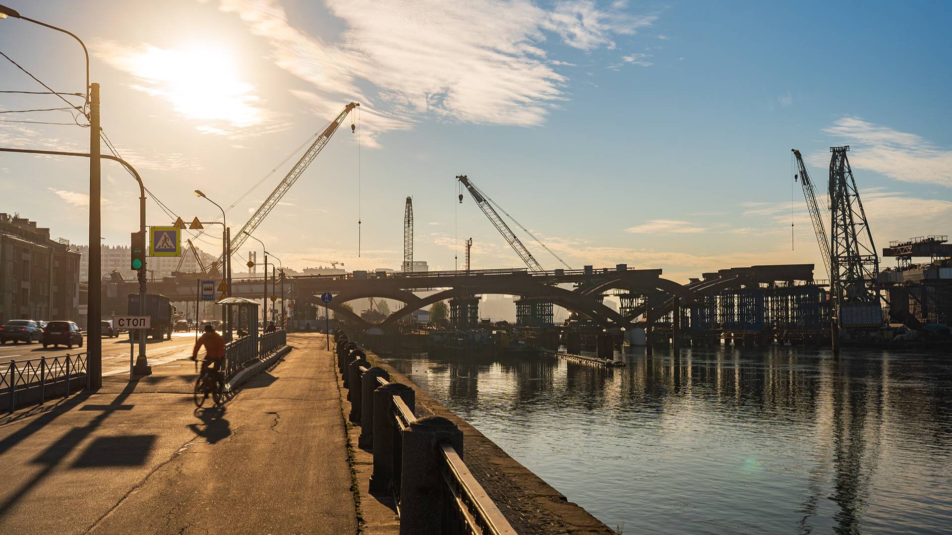 Два крана против стихии: как XCMG XGC130 строят мост в Петербурге! смотреть онлайн