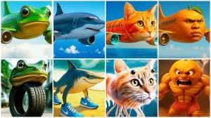 Итальянский Brainrot Original x Brainrot Airplane