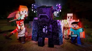 ОБСИДИАНОВЫЙ СТРАЖ  - Жизнь Алекса и Стива (Майнкрафт анимация)