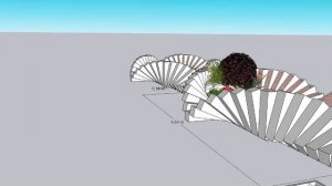 Клумба Ракушка-Веером