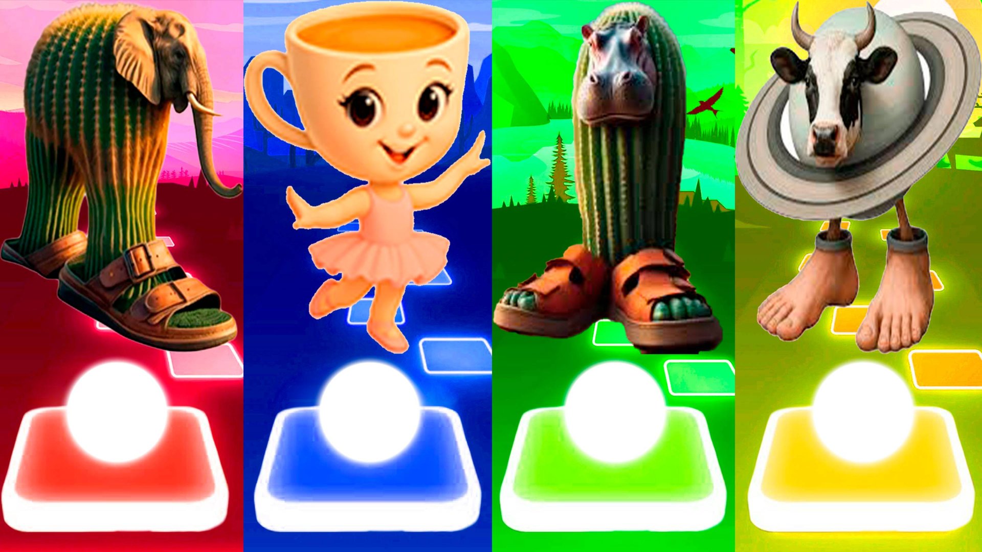 ЛИРИЛИ ЛАРИЛА 🆚 БАЛЕРИНА КАПУЧИНО 🆚 ИЛЬ КАКТО ХИППОПОТАМО 🆚 ЛАВАКА САТУРНА САТУРНИТА | Tiles №263 смотреть онлайн