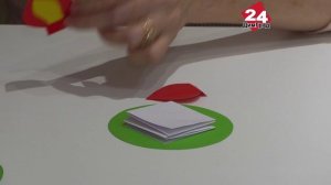 «Свеча памяти» в стиле оригами