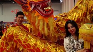 Золотой Китайский Дракон | Китайское шоу в Москве | Танец дракона заказать на Китайский Новый год