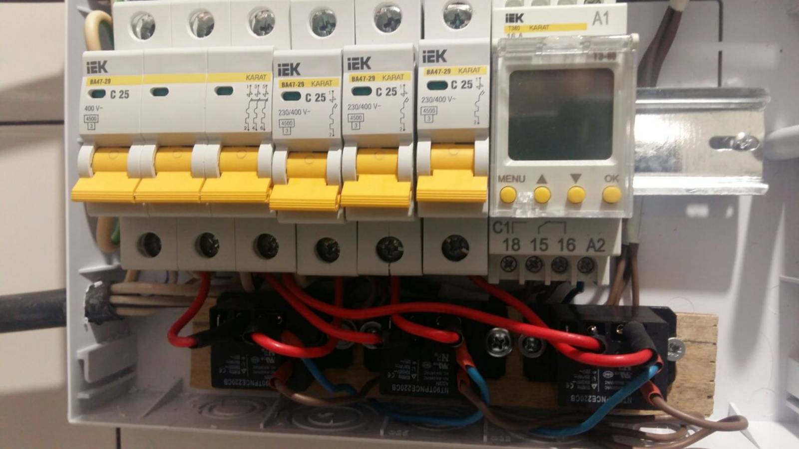 Установка реле времени на электрокотел отопления! смотреть онлайн