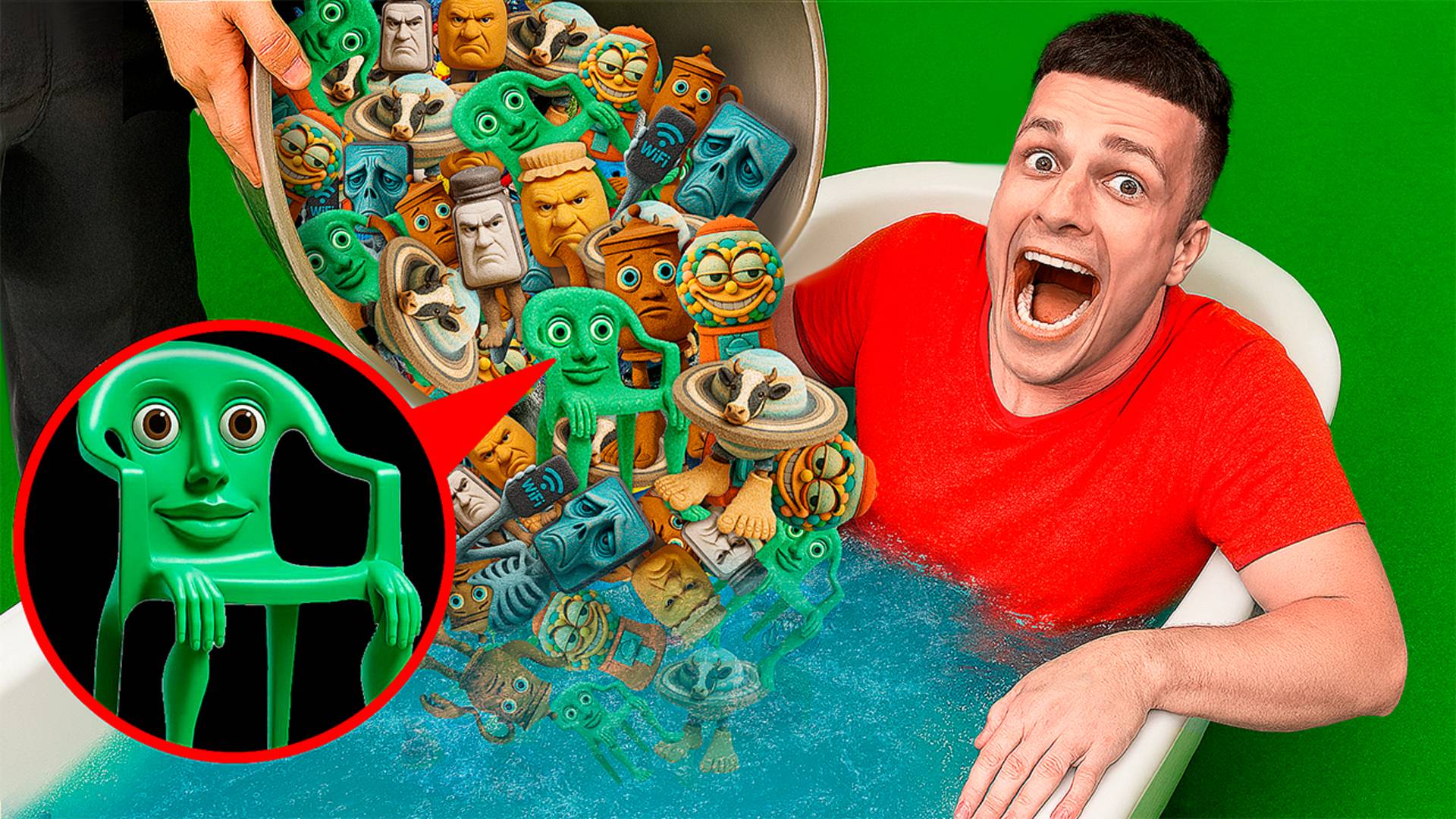 я кинул в ванну бомбочки BRAINROT KURKUR, POT HOTSPOT, Bicicleteira, Garamararamararaman !!! смотреть онлайн