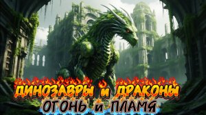 Динозавры и Драконы , Огонь и Пламя , мультфильмы про динозавров