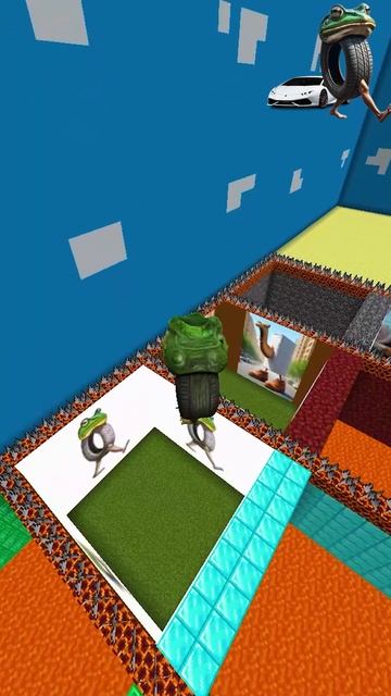 Italian Brainrot Vs Squid Game Lava Jump #shorts #minecraft #brainrot смотреть онлайн