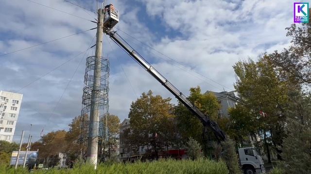На Горьковском кольце работают сотрудники “Горсвет-Керчь” смотреть онлайн