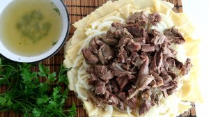 Готовим бешбармак из баранины