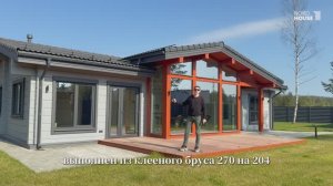 Дом из клеёного бруса 141 м2 |NORD HOUSE - производственно-строительная компания