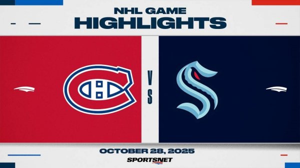 NHL Highlights | Canadiens vs. Kraken - October 28, 2025