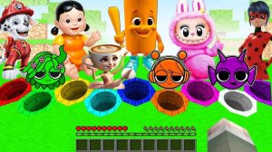 ВЫБЕРИ КРУГЛУЮ ЯМУ ДЛЯ ВЫЖИВАНИЯ СПРУНКИ ТУНГ ТУНГ САУР ЛЕДИ БАГ В МАЙНКРАФТ