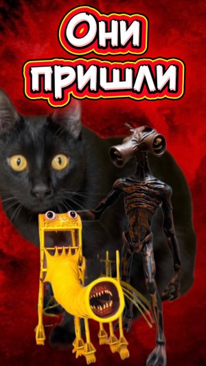 Кто же победил? 🙀 #животные #кот #кошка #ужасы #сиреноголовый #горкапожиратель