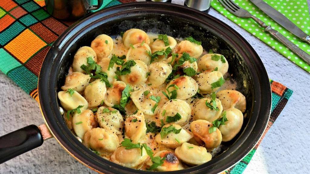 ЖАРЕНЫЕ пельмени - вкусно, просто, быстро