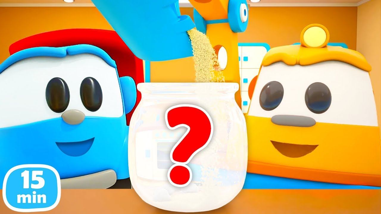 Строим дом для рыбок вместе! Яркое приключение грузовичка Левы и его друзей