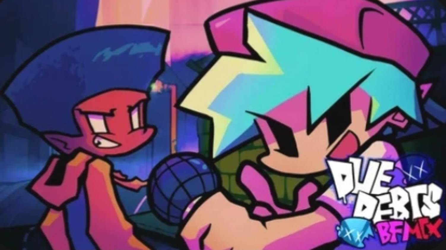 FNF VS DUE DEBTS (BF MIX)