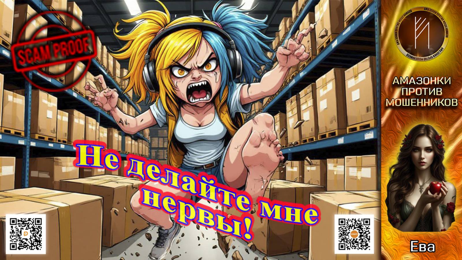 ЕВА. Как выбесить мошенника, оставаясь абсолютно спокойной.