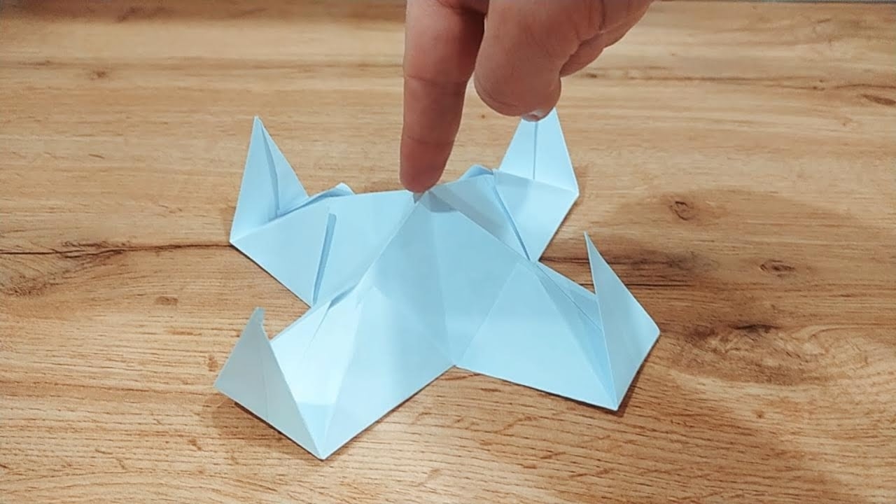 Капкан из бумаги. Оригами капкан.