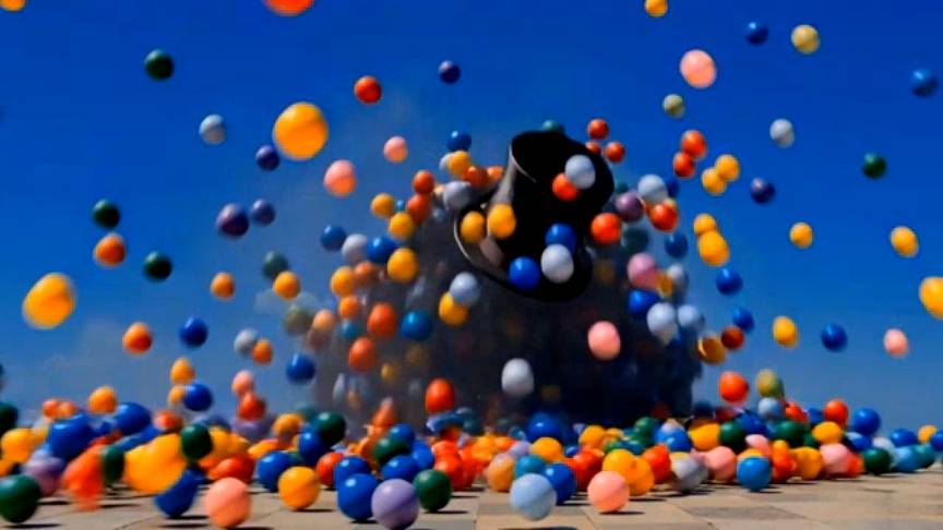 шарики - фокус