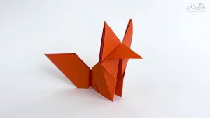 Лиса оригами из бумаги своими руками