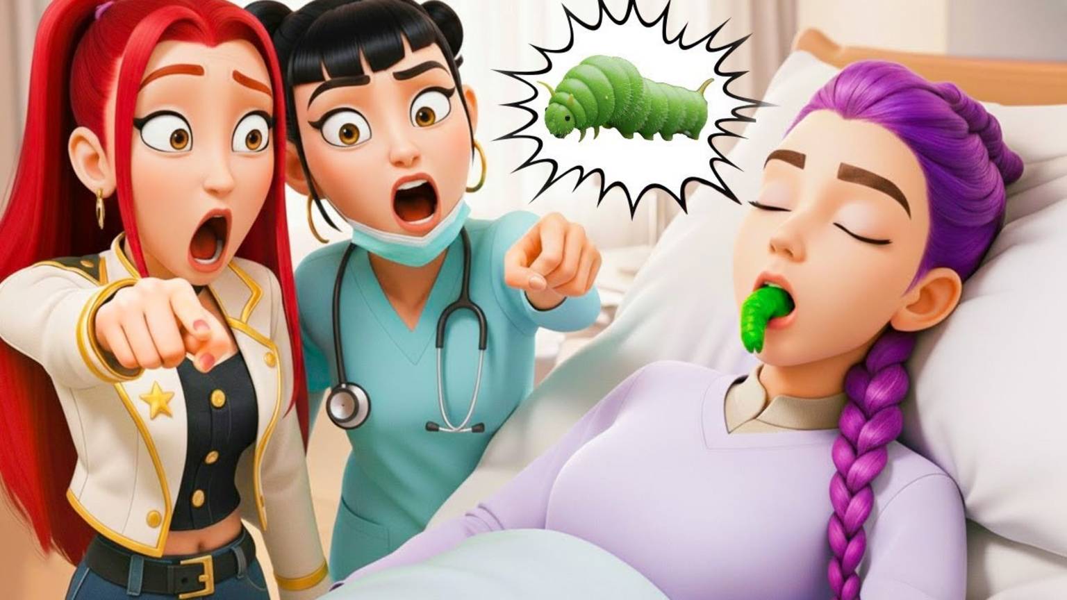 Спасение Руми Барилина Капучина от заговора Миры | KPOP Demon Hunters смотреть онлайн