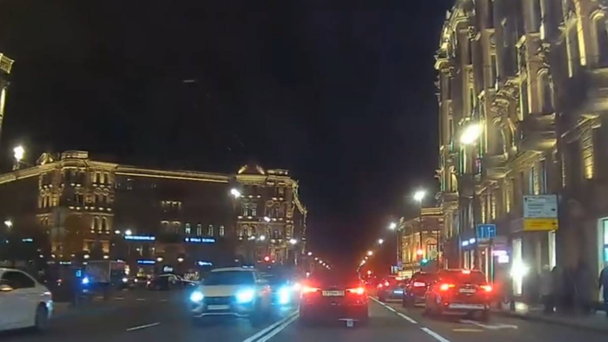 Вечером по городу