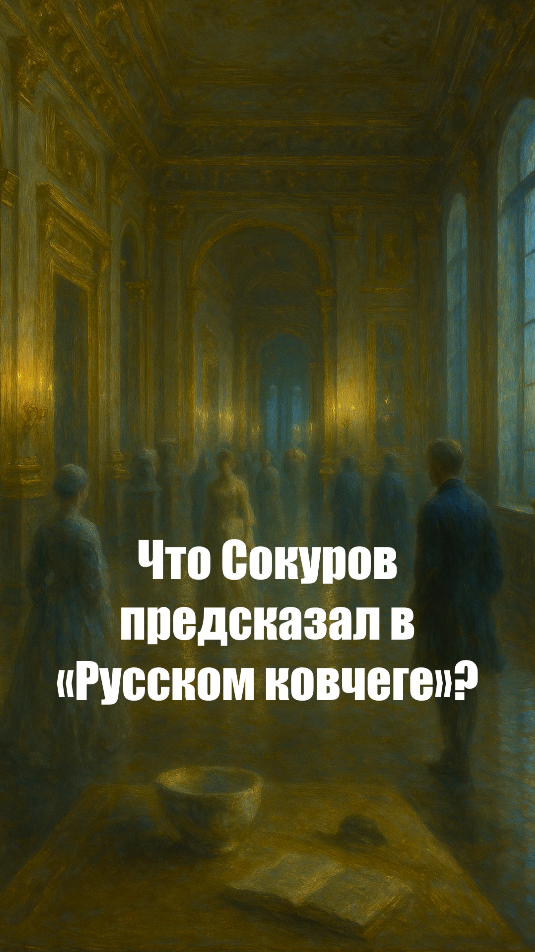 Что Сокуров предсказал в «Русском ковчеге»? смотреть онлайн