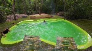 Бассейн в джунглях своими руками.