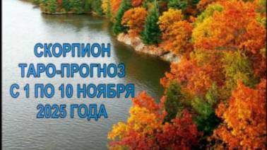 СКОРПИОН ТАРО-ПРОГНОЗ С 1 ПО 10 НОЯБРЯ 2025 ГОДА смотреть онлайн