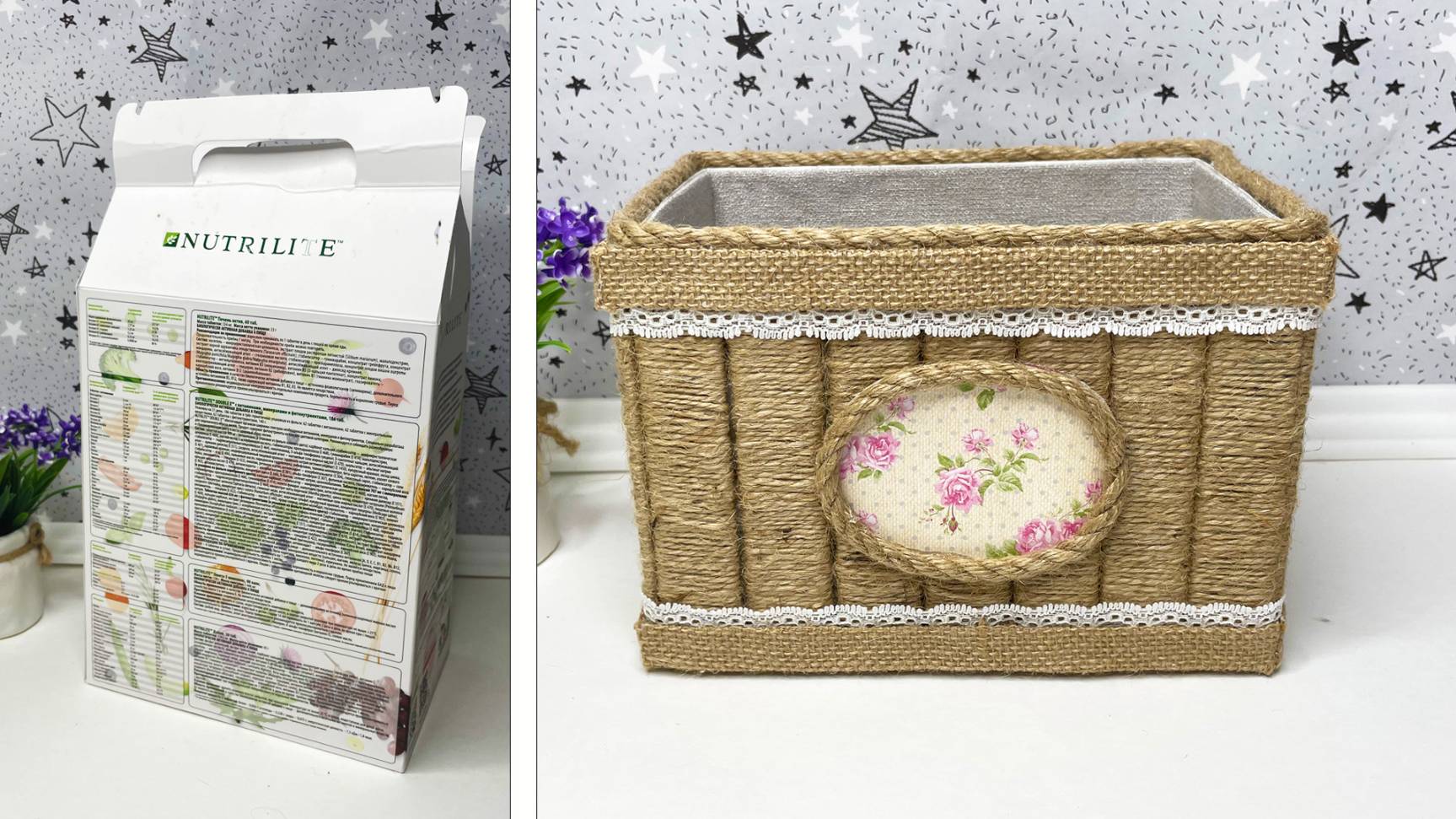 Мастер класс ✂ Не выбрасывайте картонные коробки из них можно сделать дизайнерскую вещь