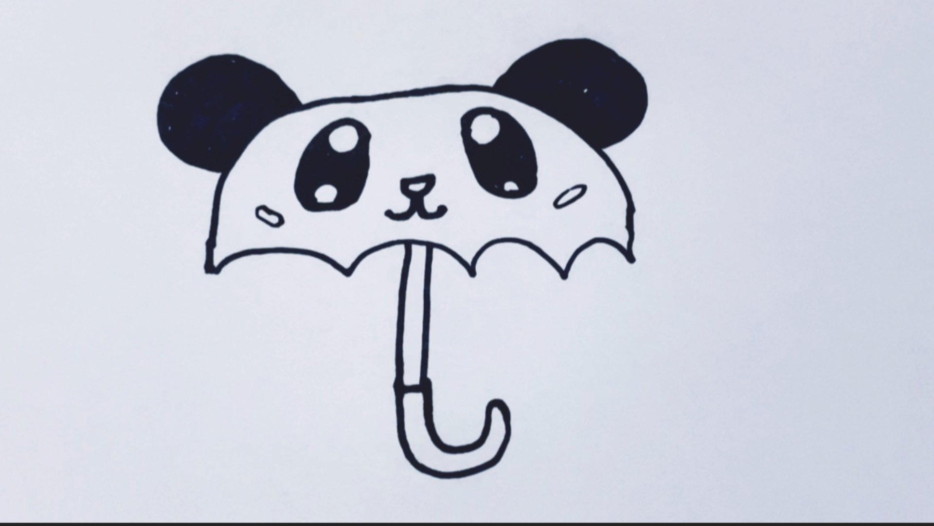 Зонт-Панда. Рисуем Вместе. смотреть онлайн