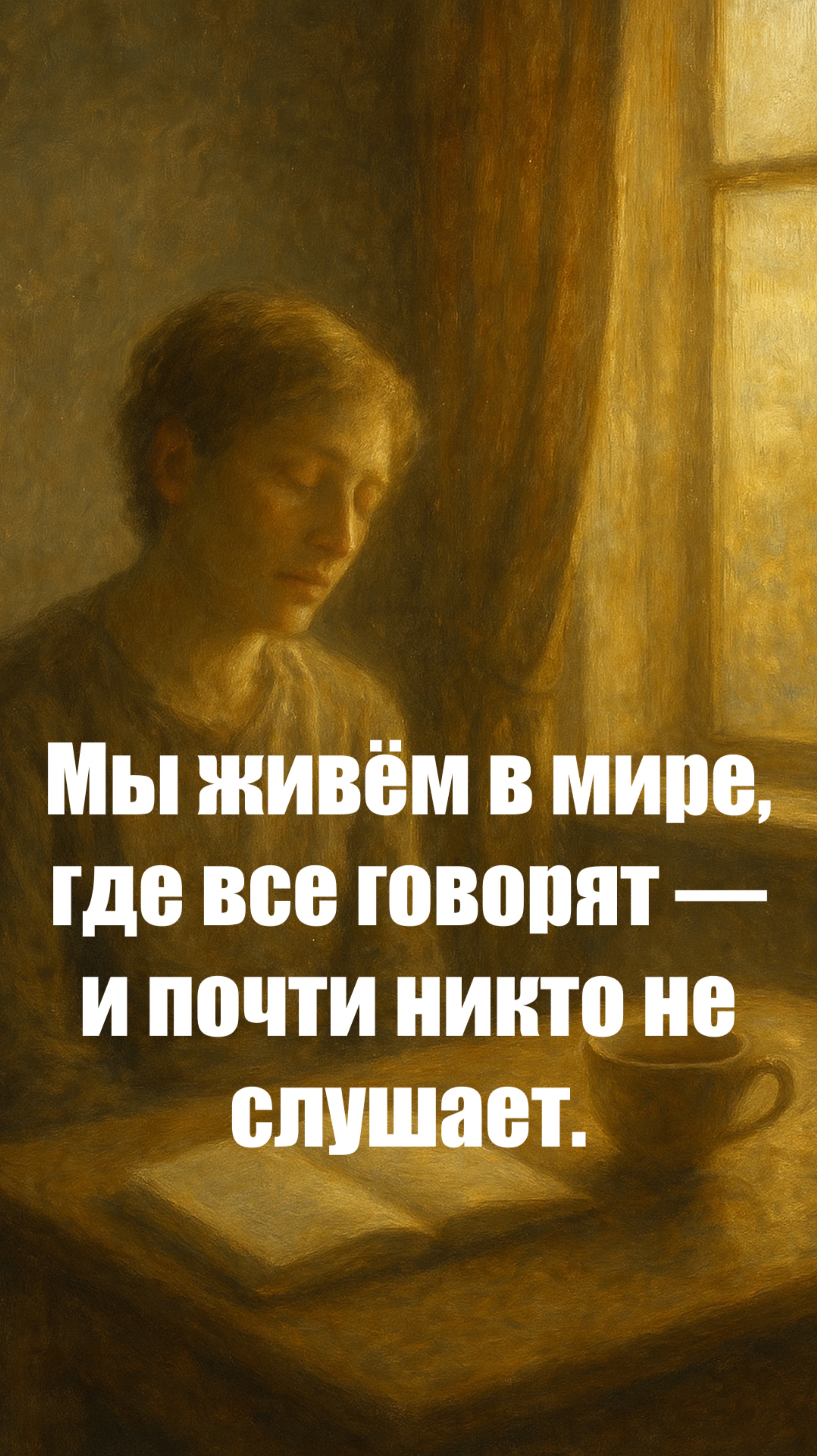 Мы живём в мире, где все говорят — и почти никто не слушает? смотреть онлайн