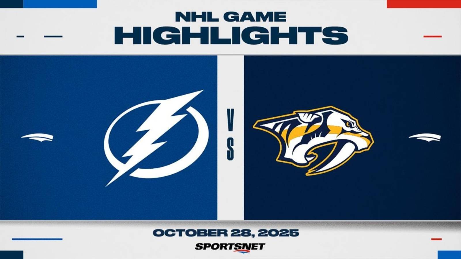 NHL Highlights ｜ Lightning vs. Predators - October 28, 2025 смотреть онлайн