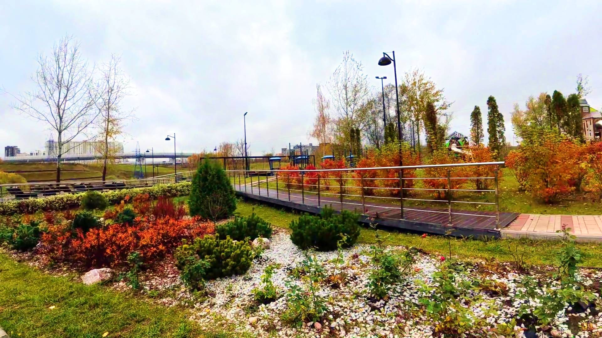 Парк долины реки Чертановки. Москва. Часть 14. Красивый парк. смотреть онлайн