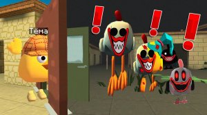 😨 Чикен Ган, но ДВЕРИ Телепортируют в КОШМАР!