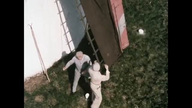 Работа ветряной мельницы 1970 года. Старая школа. смотреть онлайн