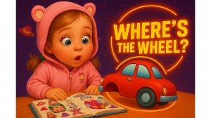 😲 О нет! У машинки пропало колесо!