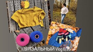 ВязальныйVlOG 6/25 / Процессы/ Покупки/ Готовые работы/ Обмен подарками.