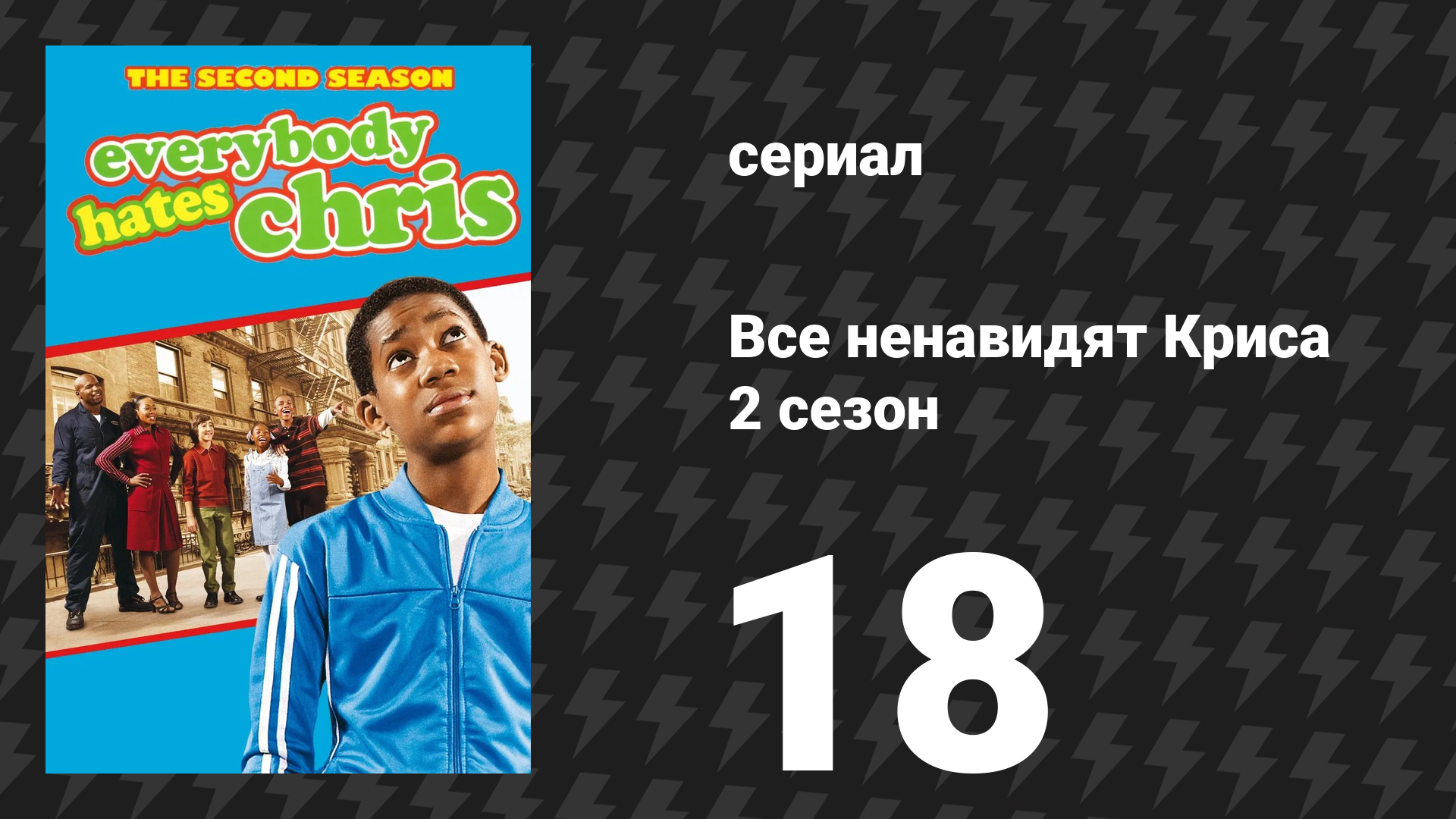 Все ненавидят Криса 2 сезон 18 серия «Все ненавидят бейсбол» (сериал, 2006)