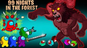 ROBLOX - 99 IN THE FOREST (MONSTER DEER)| ANIMATION