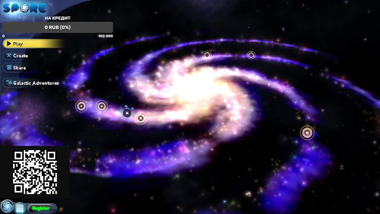 Ночной стрим в SPORE GALACTIC