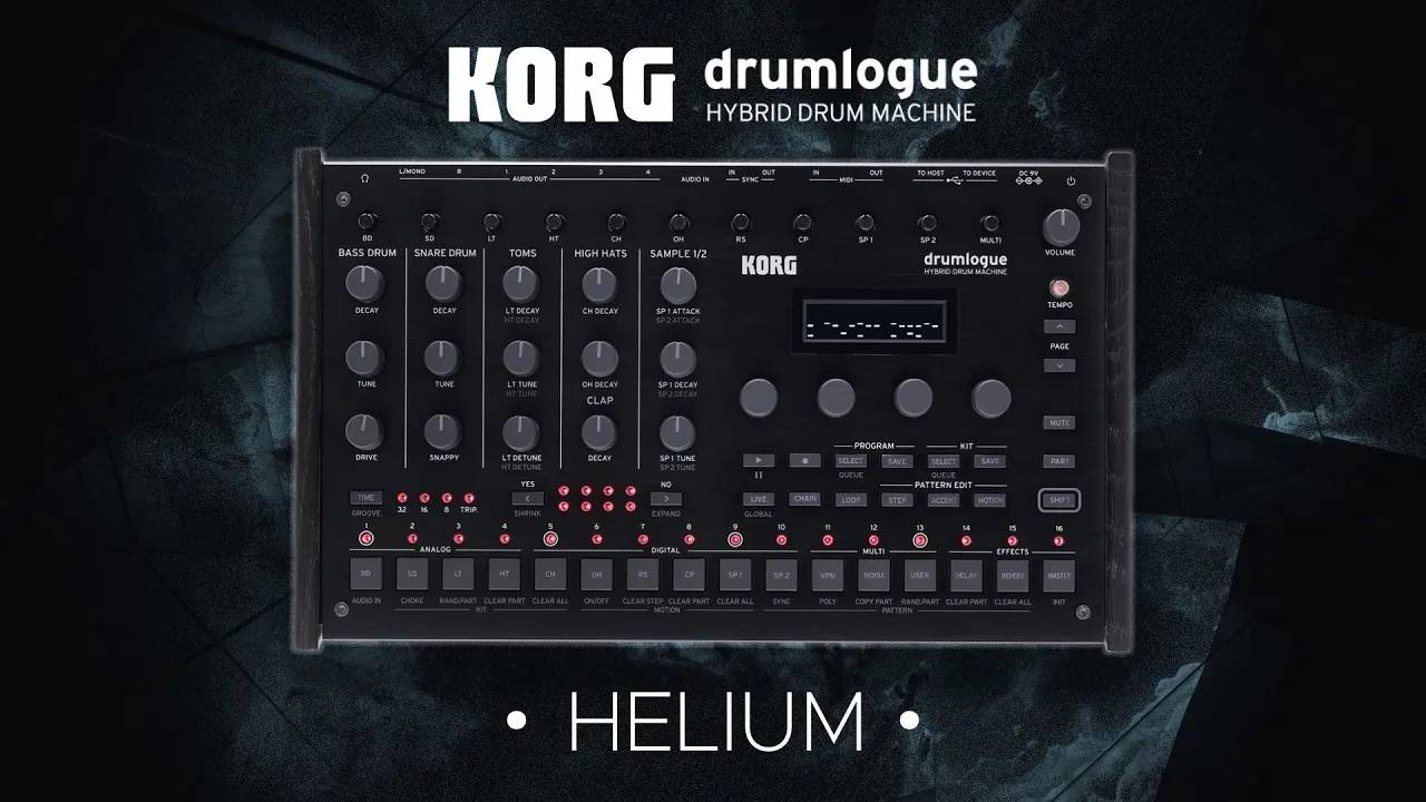 Korg Drumlogue: Presets for Techno and Ambient