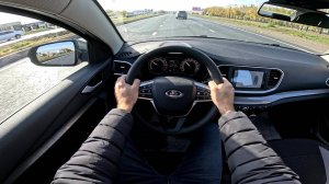 2025 LADA VESTA POV TEST DRIVE