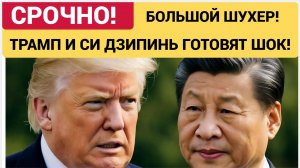 Китай и США на грани ГРАНДИОЗНОГО ШУХЕРА Трамп и Си Цзиньпин решат судьбу мировой экономики!