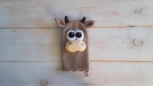 Прихватка - рукавичка (крючком)