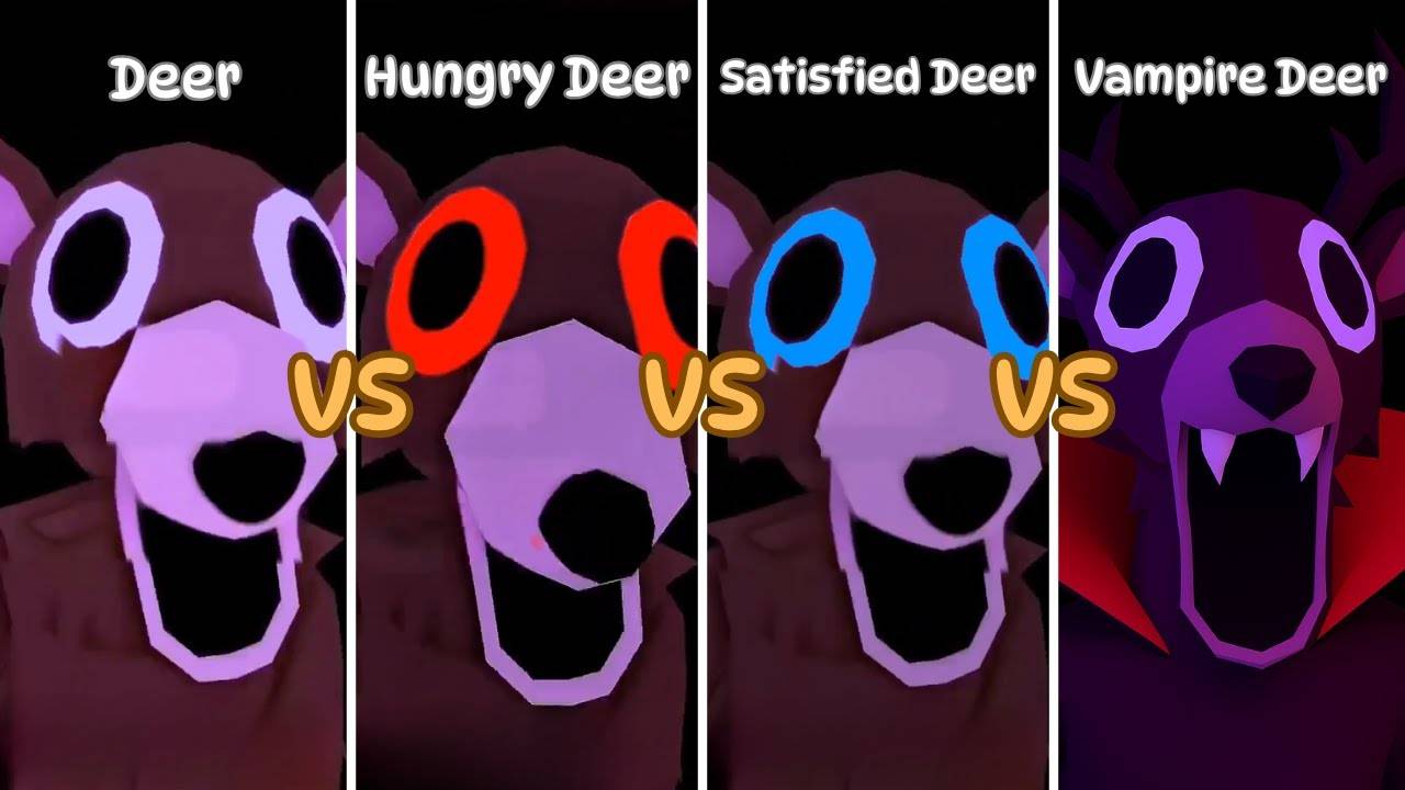 99 ночей в лесу - ОЛЕНЬ ПРОТИВ ГОЛОДНОГО ОЛЕНЯ ПРОТИВ ДОВОЛЬНОГО ОЛЕНЯ / jumpscare-Roblox смотреть онлайн