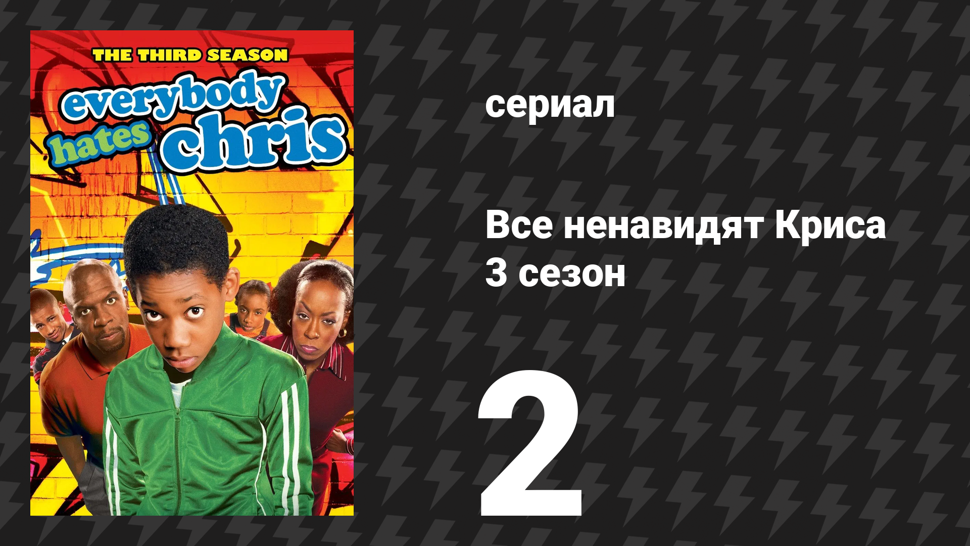 Все ненавидят Криса 3 сезон 2 серия «Все ненавидят Карузо» (сериал, 2007)
